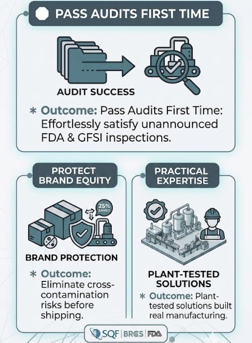 Streamline SSOPs without risking microbial safety